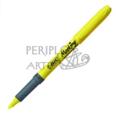 Marcador amarillo flúor Highlighter Grip BIC