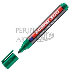 Rotulador permanente Edding 300 verde