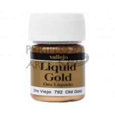Pintura Liquid Gold oro viejo Vallejo 