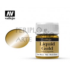 Pintura Liquid Gold oro rico Vallejo