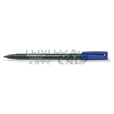 Rotulador permanente Lumocolor Staedtler M azul