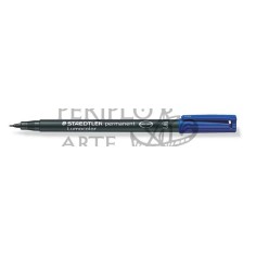 Rotulador permanente Lumocolor Staedtler S azul