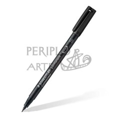 Rotulador permanente Lumocolor Staedtler S negro