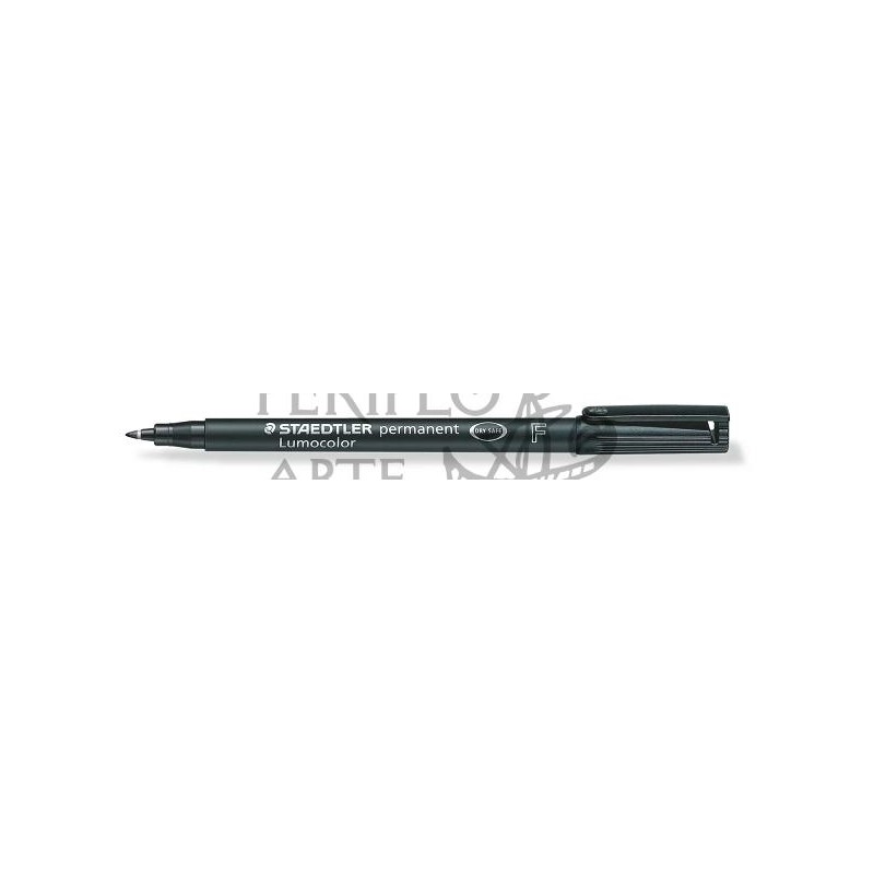 Rotulador permanente Lumocolor Staedtler F negro