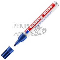 Rotulador permanente Edding 3000 azul