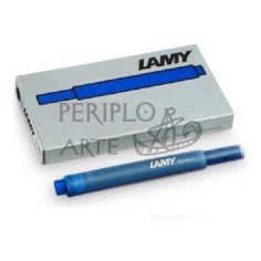 Caja 5 cartuchos T10 Lamy azul borrable