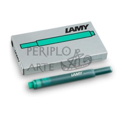 Caja 5 cartuchos T10 Lamy verde