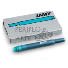 Caja 5 cartuchos T10 Lamy azul turquesa