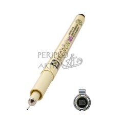 Rotulador calibrado Sakura Pigma Micron 0 05 negro