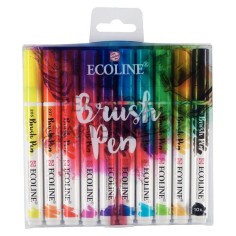 Set 10 rotuladores Ecoline brush pen