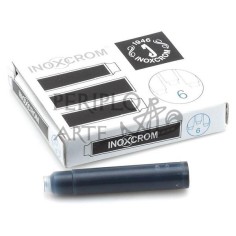 Caja 6 cartuchos tinta Inoxcrom negro