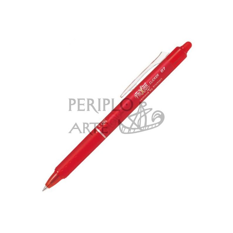 Bolígrafo borrable Frixion Clicker Pilot rojo 0 7