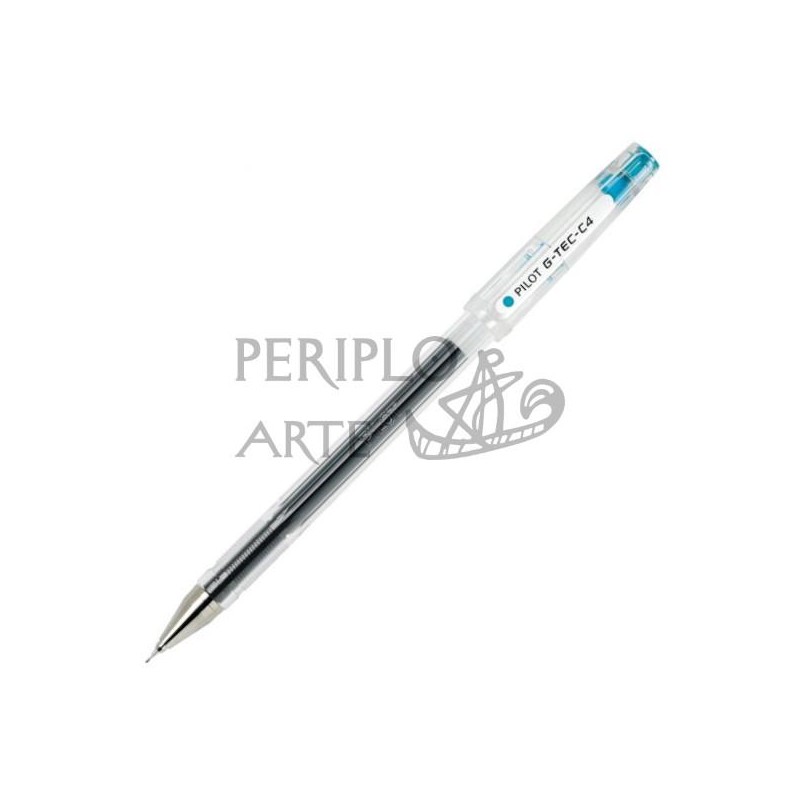 Bolígrafo Pilot G-Tec-C4 azul claro turquesa