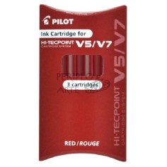Recambio Pilot recargable Hi-Tecpoint V5/V7 rojo