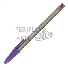 Bolígrafo BIC cristal Fun 1 6mm violeta