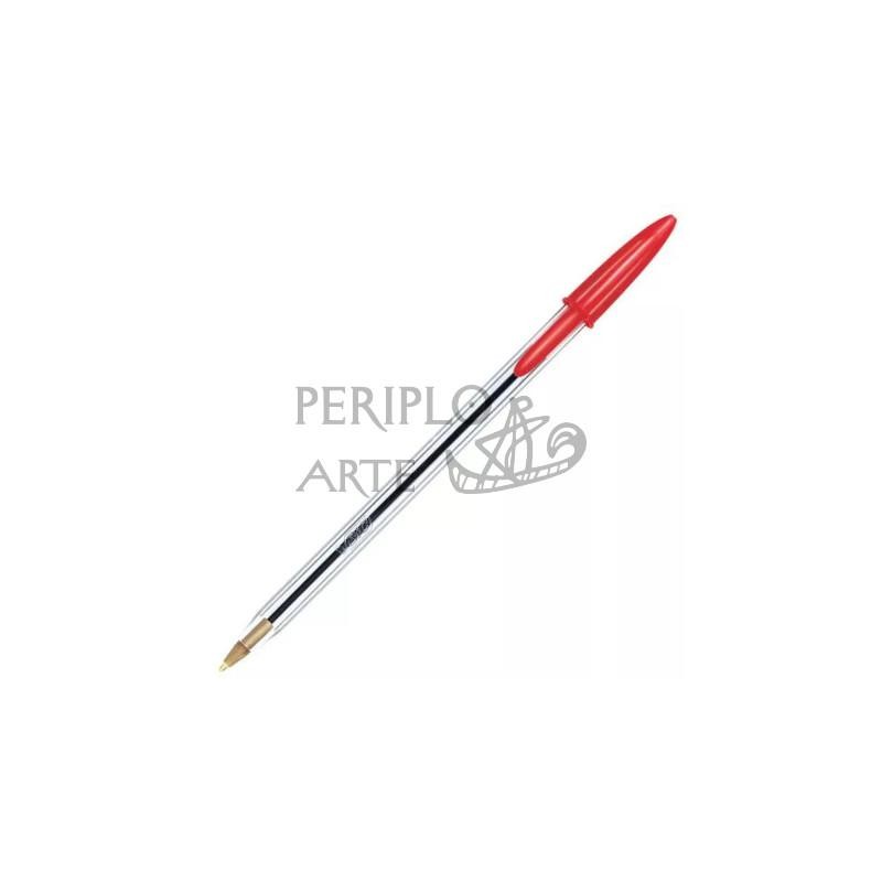 Bolígrafo BIC cristal rojo