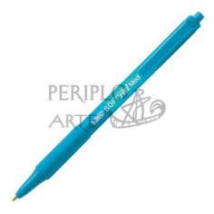 Bolígrafo BIC Soft Feel azul claro