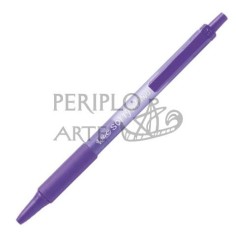 Bolígrafo BIC Soft Feel violeta
