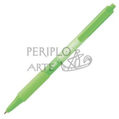 Bolígrafo BIC Soft Feel verde claro