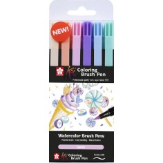 Set 6 rotuladores Koi Coloring Brush Pen Sweet