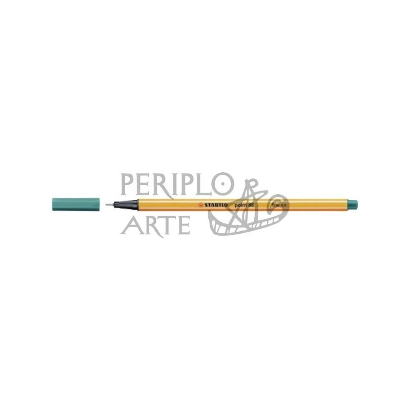 Rotulador Stabilo Point 88/13 verde hielo