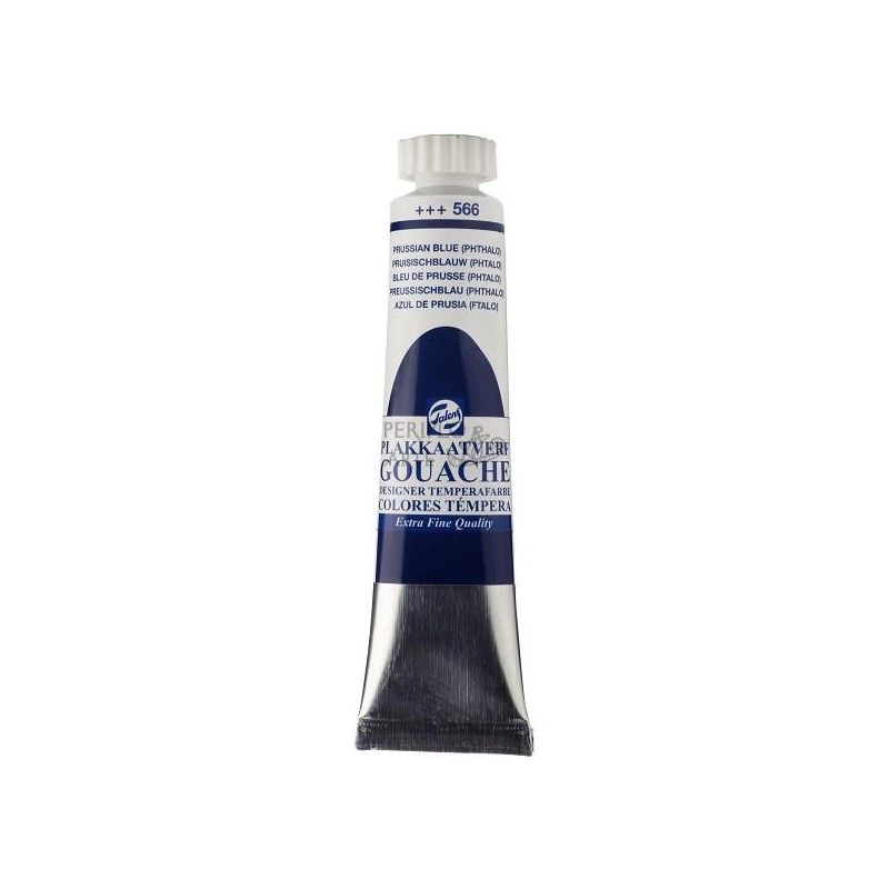 Gouache témpera Talens 20ml azul Prusia ftalo 566 Gouache témpera Talens 20ml azul Prusia ftalo 566