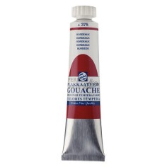 Gouache témpera Talens 20ml burdeos 375