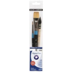 Set 3 pinceles Aquafine Daler Rowney