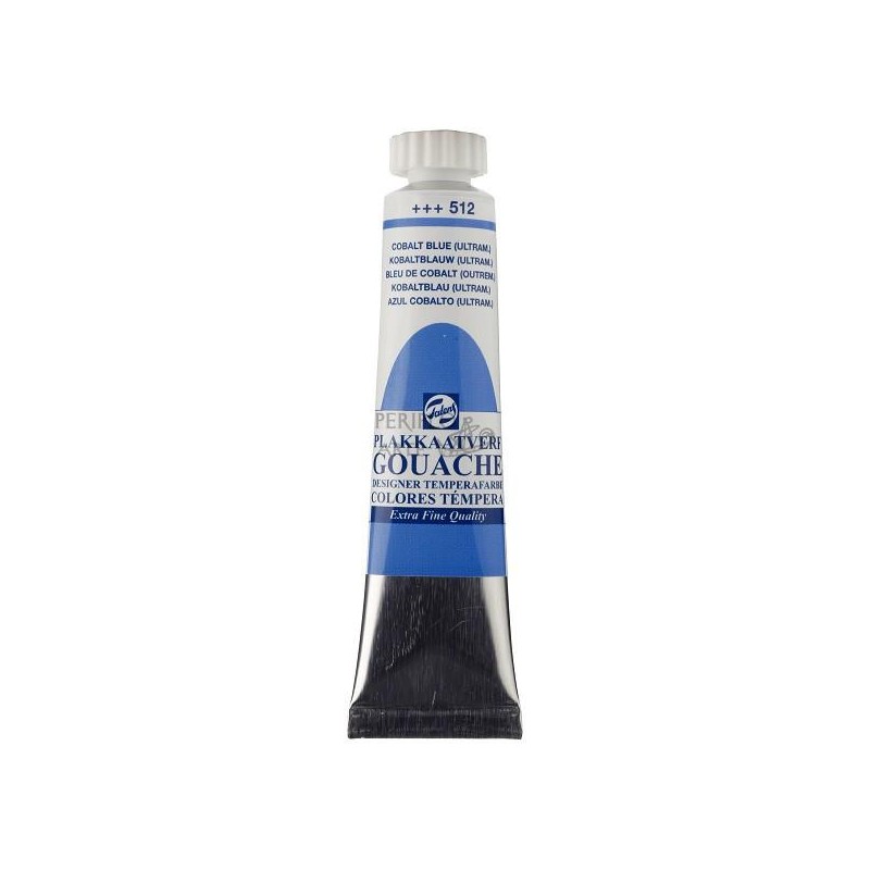 Gouache témpera Talens 20ml azul cob ultramar 512 Gouache témpera Talens 20ml azul cob ultramar 512