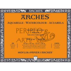 Bloc Arches grueso enc  4 lados 31x41cm 300g 20h