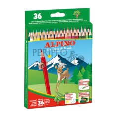 Caja 36 lápices color Alpino