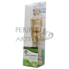 Maniquí de madera figura humana 20cm