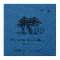 Sketch album Watercolour SM·LT encolado 9x9cm