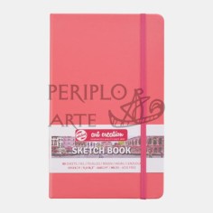 Sketch Book Art Creation 13x21cm 80h rojo coral