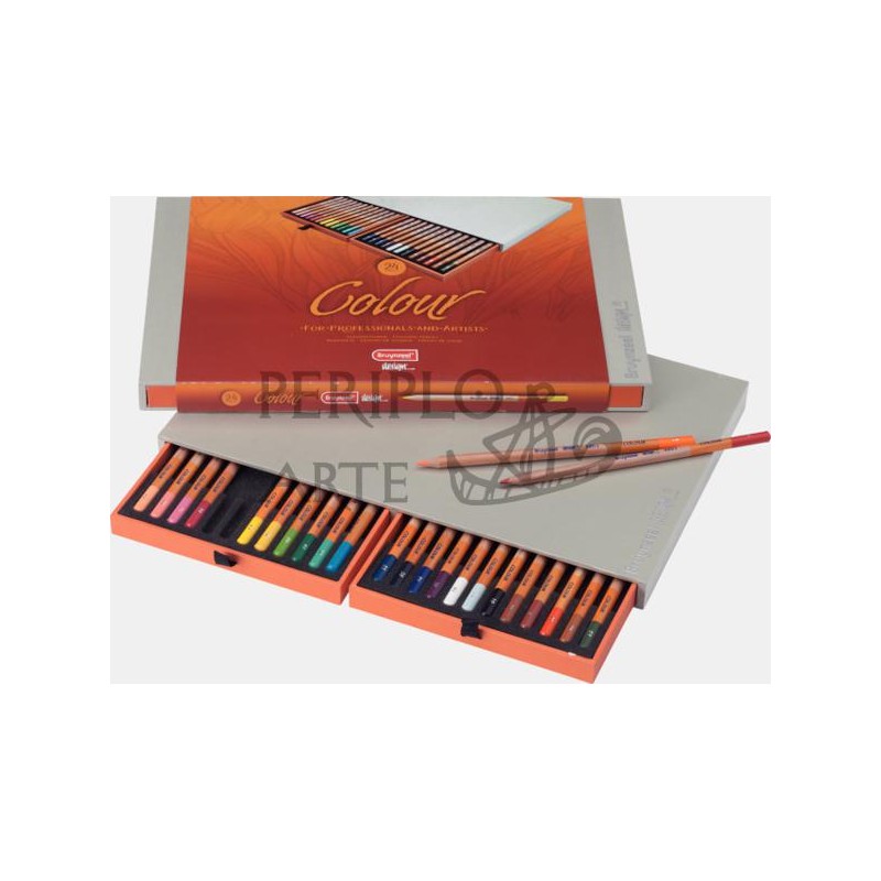 Caja profesional 24 lápices color Bruynzeel