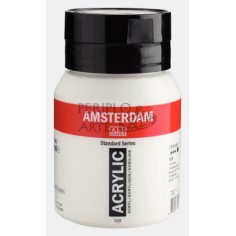Acrílico Amsterdam 500ml blanco de titanio 105