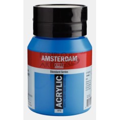 Acrílico Amsterdam 500ml ciano primario 572