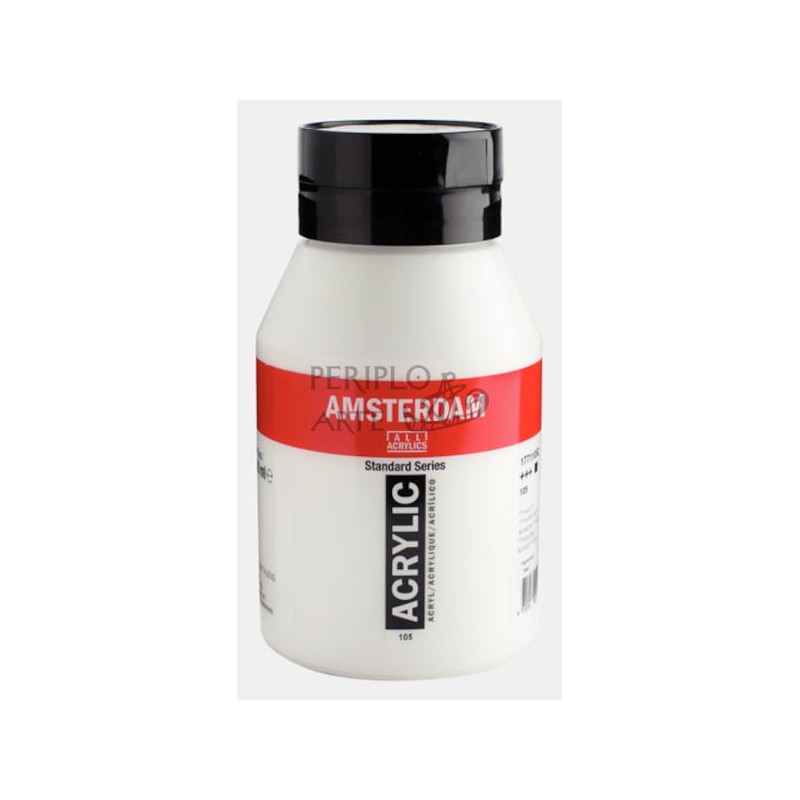 Acrílico Amsterdam 1000ml blanco de titanio 105