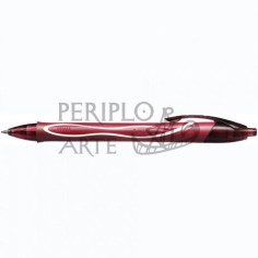 Bolígrafo BIC Gelocity Quick Dry rojo