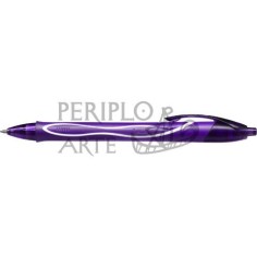 Bolígrafo BIC Gelocity Quick Dry morado