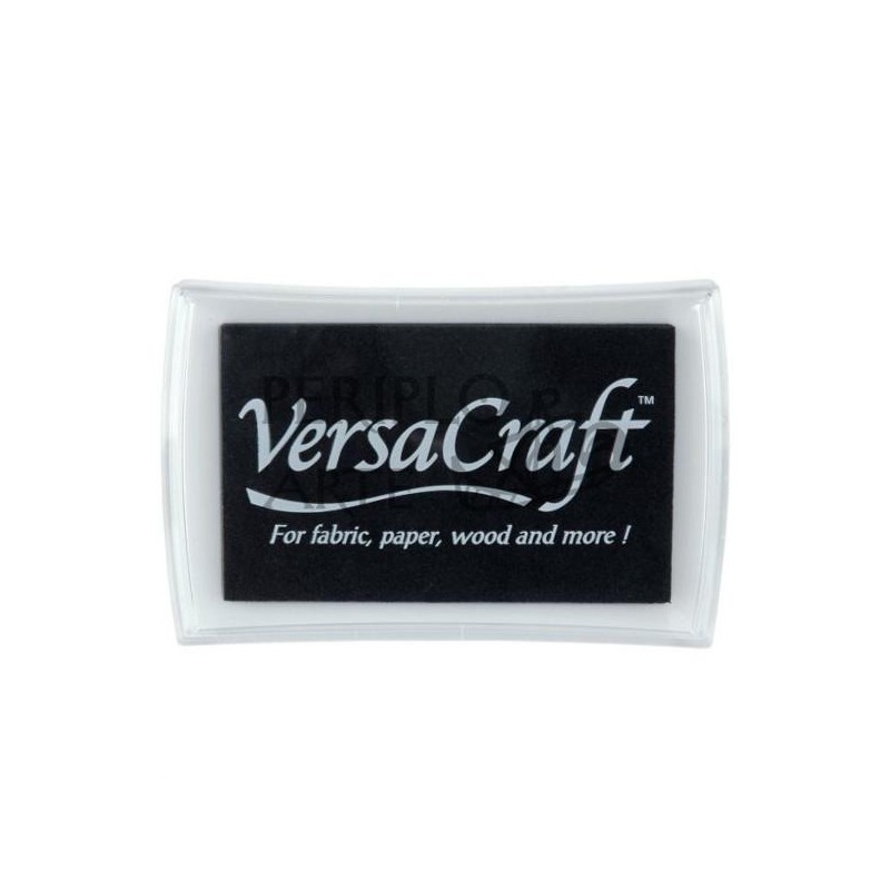 Tinta tela VersaCraft tampón 50g Real Black 182