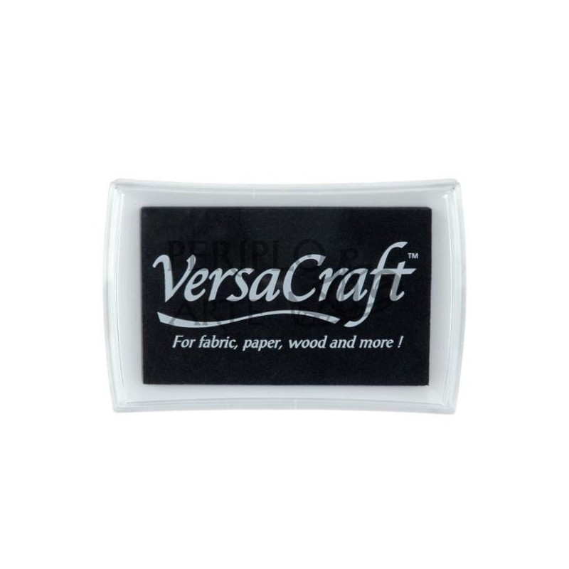 Tinta tela VersaCraft tampón 50g Real Black 182 Tinta tela VersaCraft tampón 50g Real Black 182