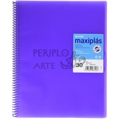 Carpeta espiral 30 fundas A4 Maxiplas Like Violeta