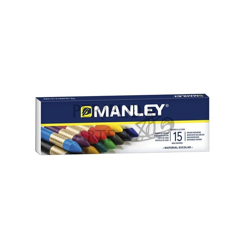 Caja 15 ceras Manley