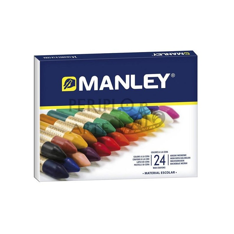 Caja 24 ceras Manley