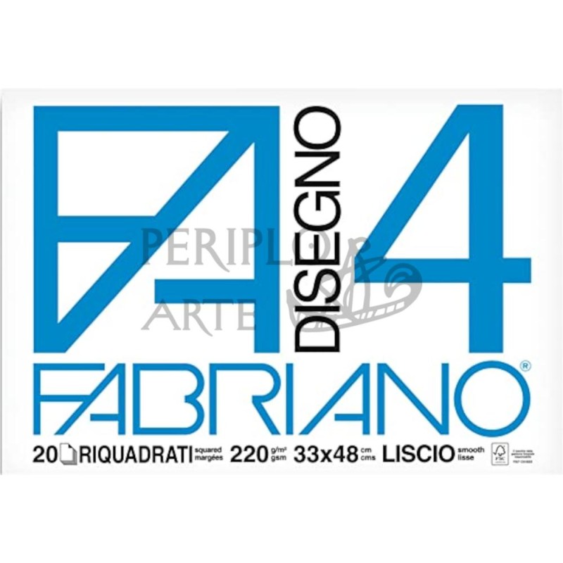 Carpeta 20 hojas Fabriano Disegno 4 24x33cm 220g Carpeta 20 hojas Fabriano Disegno 4 24x33cm 220g
