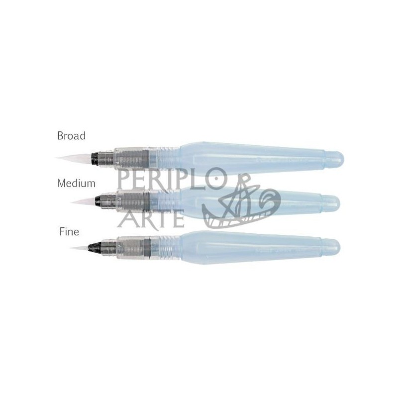 Set 3 pinceles agua Pentel Aquash Brush 