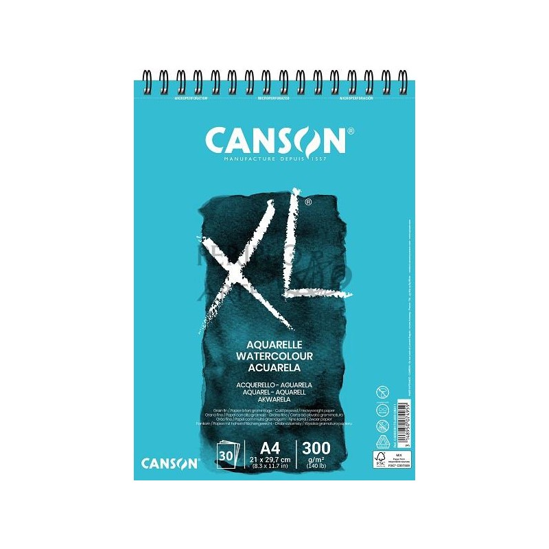 Bloc Canson XL Aquarelle A4