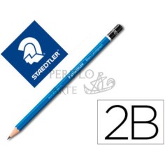 Lápiz de grafito Mars Lumograph Staedtler 2B