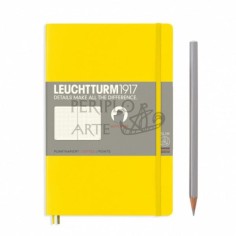 Cuaderno notas punteado B6 tapa blanda Lemon